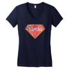 Diamond Women's V-Neck T-Shirt