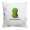 ninja diet Throw Pillow