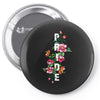 Pride Floral Pin-back button