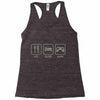 eat,sleep,game Racerback Tank