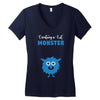 Creating a Lil Monster Baby Boy Women's V-Neck T-Shirt