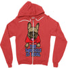 the snuggle is real Zipper Hoodie