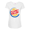 planet killer Maternity Scoop Neck T-shirt