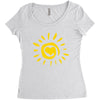 sun Women's Triblend Scoop T-shirt