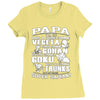 papa super saiyan vegeta Ladies Fitted T-Shirt
