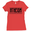 Atheism (A non-prophet organization) Ladies Fitted T-Shirt