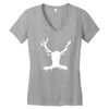 hannibal   stag Women's V-Neck T-Shirt