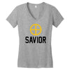 savior Women's V-Neck T-Shirt