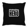 working class hero Throw Pillow