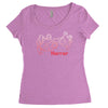 horror hands Women's Triblend Scoop T-shirt