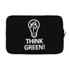think green Laptop sleeve