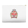 who knows sign language Accessory Pouches