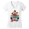paw patrol birthday boy auntie Women's V-Neck T-Shirt