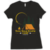 Total Solar Eclipse Camp Ladies Fitted T-Shirt