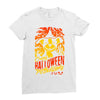 crazy halloween pit lady Ladies Fitted T-Shirt