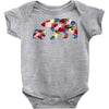 mama bear baby bear floral Baby Bodysuit