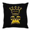 king Throw Pillow