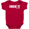 fakin' it Baby Bodysuit