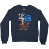 looney tunes genius at work Crewneck Sweatshirt