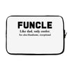 Funcle Like Dad, Only Cooler Laptop sleeve