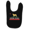 colifornia republic parody pugfornia republic Baby Bibs