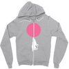 bubble moon Zipper Hoodie