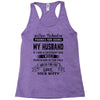 Dear Husband, Love, Your Favorite Racerback Tank