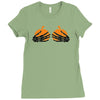 pumpkin boobs Ladies Fitted T-Shirt