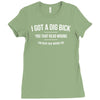 i got a dig bick Ladies Fitted T-Shirt