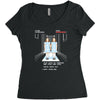 all play and no work Women's Triblend Scoop T-shirt