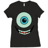 mike wazowski monstres Ladies Fitted T-Shirt