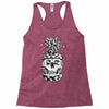 skull pineapple Racerback Tank