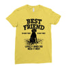 Best Friend  Beagle Ladies Fitted T-Shirt