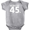logo we are the 45 % scotland independence Baby Onesie