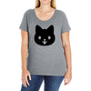 cute aniamal Ladies Curvy T-Shirt