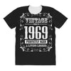 vintage made in 1969 perfectly aged a living legend All Over Women's T-shirt