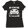 my other ride is a time machine Ladies Fitted T-Shirt