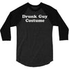 drunk guy costume 3/4 Sleeve Shirt
