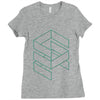stacked Ladies Fitted T-Shirt