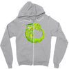 alien ouroboros Zipper Hoodie