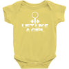 lift like a girl Baby Onesie