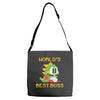 World's Best Boss Mario Adjustable Strap Totes