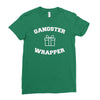 gangster wrapper Ladies Fitted T-Shirt