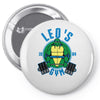 leo's gym Pin-back button