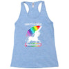 look it's a magical fck unicorn funny Racerback Tank