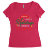 we wish you happy holidays &amp; merry christmas Women's Triblend Scoop T-shirt