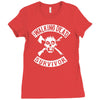 the walking dead survivor Ladies Fitted T-Shirt