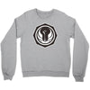 white and black Crewneck Sweatshirt