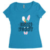 sister bunny Women's Triblend Scoop T-shirt