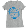 save the narwhales Ladies Fitted T-Shirt